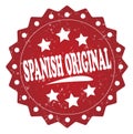 Spanish original grunge stamp