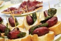 Spanish pinchos Royalty Free Stock Photo