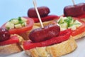 Spanish pinchos Royalty Free Stock Photo