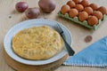 Spanish potato omelet Royalty Free Stock Photo