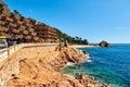 Spanish resort town of Tossa de Mar Royalty Free Stock Photo