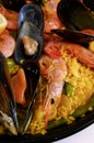 Spanish rice: paella Royalty Free Stock Photo