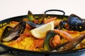 Spanish rice: paella Royalty Free Stock Photo