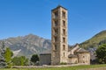 Spanish romanesque. Sant Climent de Taull church. Vall de Boi Royalty Free Stock Photo
