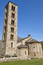 Spanish romanesque. Sant Climent de Taull church. Vall Boi Royalty Free Stock Photo