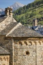 Spanish romanesque. Sant Climent de Taull church. Vall de Boi. Catalonia Royalty Free Stock Photo