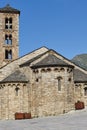 Spanish romanesque. Santa Maria de Taull church. Vall de Boi. LL Royalty Free Stock Photo