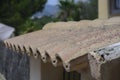 Spanish roof tiles Royalty Free Stock Photo