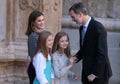 Spanish Royal Family during easter