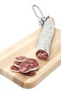 Spanish salami Royalty Free Stock Photo