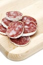 Spanish salami Royalty Free Stock Photo