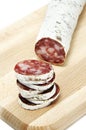 Spanish salami Royalty Free Stock Photo