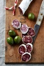 Spanish Salami with Olives