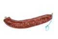 Spanish sausage Fouette turkey. Royalty Free Stock Photo