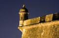 Spanish Sentinel at El Morro Puerto Rico Royalty Free Stock Photo