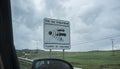 Spanish signal for road speed control