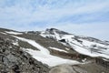 Spanish ski resort in spring, Veleta Royalty Free Stock Photo