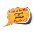 Spanish speech bubble / sticker