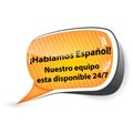 Spanish speech bubble / sticker