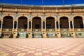 Spanish Square (Plaza de Espana) in Sevilla, Spain Royalty Free Stock Photo