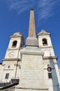 Spanish stairs, Rome Royalty Free Stock Photo