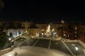 Spanish Steps night view, Rome, Italy Royalty Free Stock Photo
