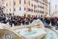 Spanish Steps (Piazza di Spagna) in Rome, Italy Royalty Free Stock Photo