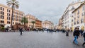 Spanish Steps (Piazza di Spagna) in Rome, Italy Royalty Free Stock Photo