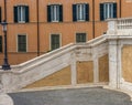 Spanish steps in Piazza di Spagna in Rome, Italy Royalty Free Stock Photo