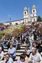 Spanish Steps in Rome Royalty Free Stock Photo