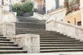 The Spanish Steps in Rome, Italy Royalty Free Stock Photo