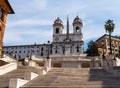 The Spanish steps in Rome, Italy Royalty Free Stock Photo