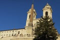 Spanish Steps in Rome at sunset Royalty Free Stock Photo