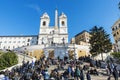 Spanish Steps Scalinata di Trinita dei Monti in Rome, Italy Royalty Free Stock Photo