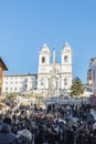 Spanish Steps Scalinata di Trinita dei Monti in Rome, Italy Royalty Free Stock Photo