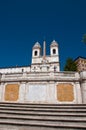 The Spanish Steps, seen from Piazza di Spagna in R Royalty Free Stock Photo