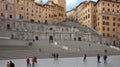 The Spanish Steps and Trinita dei Monti church ...