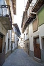 Spanish street at candelario Royalty Free Stock Photo