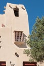 Spanish style architecture of New Mexico USA Royalty Free Stock Photo