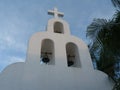 Front of Spanish style Church Royalty Free Stock Photo