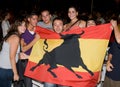 Spanish supporters Royalty Free Stock Photo