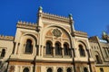 Spanish Synagogue, the architecture of the old houses, Old Town, Prague, Czech Republic Royalty Free Stock Photo