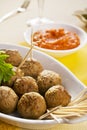 Spanish Tapas Albondingas Royalty Free Stock Photo