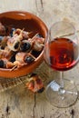 Spanish tapas in a bowl Royalty Free Stock Photo