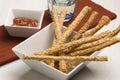 Spanish tapas. Crispy cheese sticks. Royalty Free Stock Photo