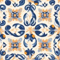 spanish tile pattern for decoration