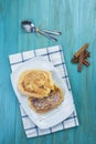 Spanish torrijas, eggy bread, french toast Royalty Free Stock Photo