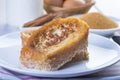 Spanish torrijas or French toasts traditionally for easter in Sp