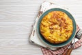 Spanish tortilla omelette with potatoes Royalty Free Stock Photo