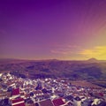 Spanish Town Royalty Free Stock Photo